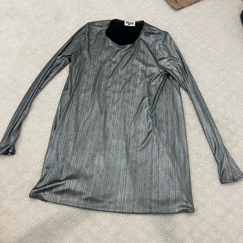 Show me Your Mumu Long Sleeve Mini Dress
